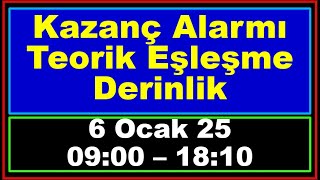 6 Ocak 9:00 - 18:10 Kazanç Alarmı ,Teorik Eşleşme ve Derinlik  Canlı  Yayını #bist100 #borsa