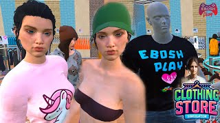 Разработка своего дизайна а именно принт Clothing Store Simulator #clothingstoresimulator #eboshplay