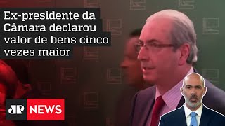 Surpreende aumento de patrimônio de Eduardo Cunha após prisão? Schelp analisa | TOP 20