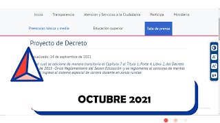 #OCTUBRE2021 - CONVERSATORIO CONCURSO DOCENTE 2021 - 2022 ZONAS RURALES