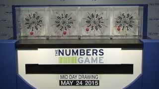 Midday Numbers Game Drawing: Sunday, May 24, 2015