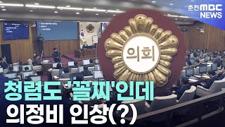 청렴도 '꼴찌'인데 의정비 인상(?)