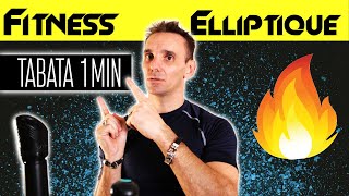 HIIT Vélo Elliptique (Coaching Tabata 1 min/20s 🔥🔥 ) - Cardio et perte de poids