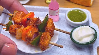 How to make Miniature Chicken Tikka 🍗  | Miniature Food Cooking | ASMR