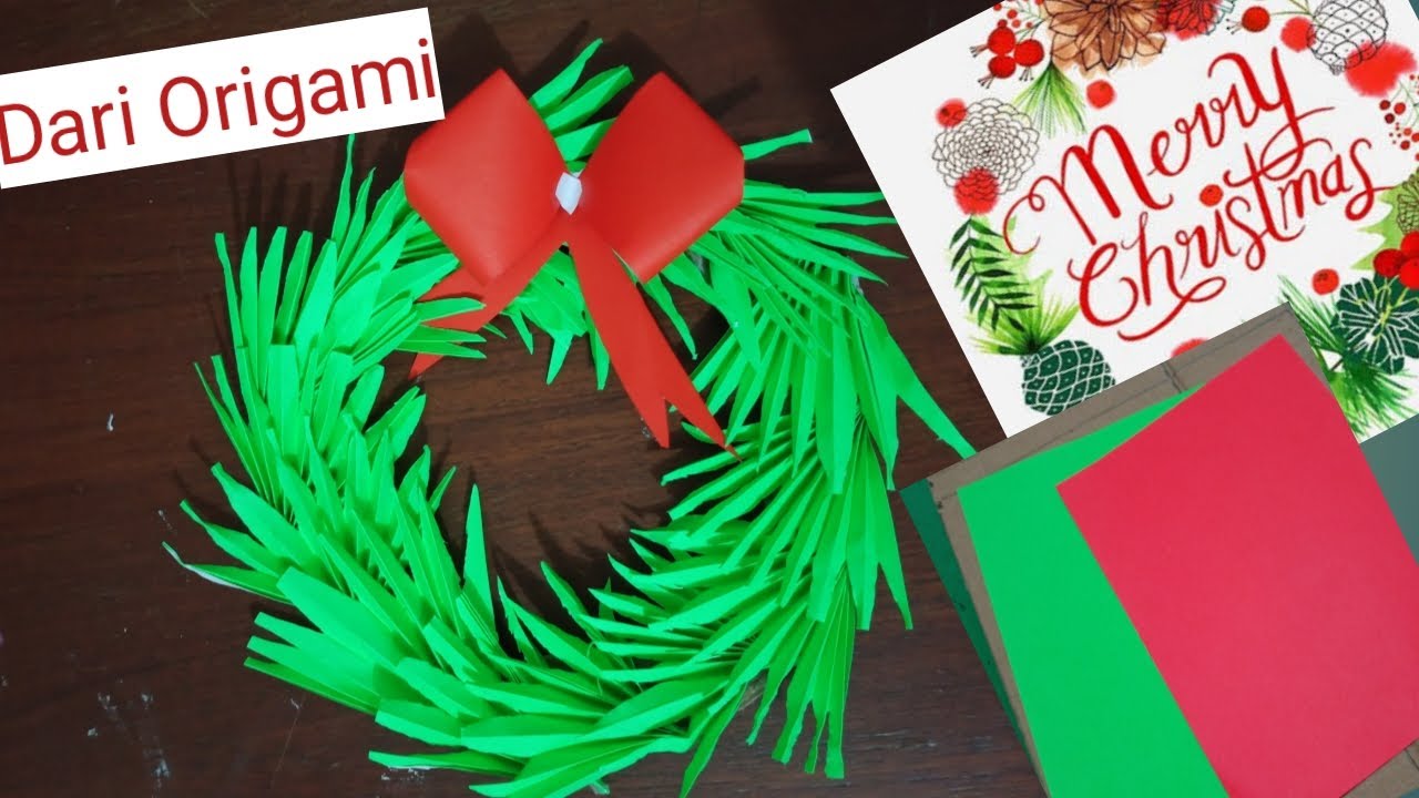 Hiasan Natal Cara Membuat Hiasan Natal Sederhana Hiasan Natal Dari