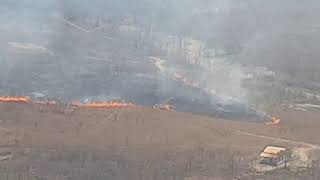 Incêndio no Parque Nacional de Chapada dos Guimarães - 8.09.2018