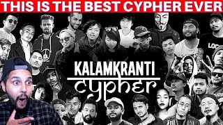 FIRST TIME Reacting To Kalamkranti Cypher - The Biggest Hiphop Collaboration Ever || ALL RAPPERS? ||