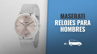 10 Mejores Ventas De Maserati: MASERATI Men's 'Ricordo' Quartz Stainless Steel Fashion Watch,