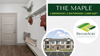 3-205 | The Maple | 2 Bed 2 Bath (1,058 SqFt) | Luxury Apartments in McCordsville, IN