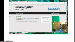 How to do a video screen capture using screencast-o-matic.com