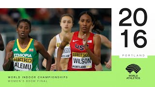 Women's 800m Final | World Indoor Championships Portland 2016