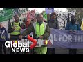 Climate activists from across Europe gather in Glasgow ahead of COP26