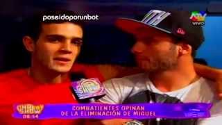 COMBATE: Reacciones por la Eliminacion de Miguel Arce 26/04/13