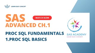 PROC SQL FUNDAMENTALS 1 PROC SQL BASICS