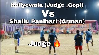 Kaliyewala (Judge, Gopi) Vs Shallu Panihari (Arman) at Ghattianwali Jattan Volleyball Tournament