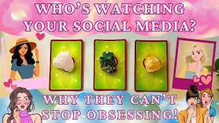 Who’s CHECKING Your Social Media? 📱👀 Why They’re OBSESSED With You! 😲 Pick A Card Reading