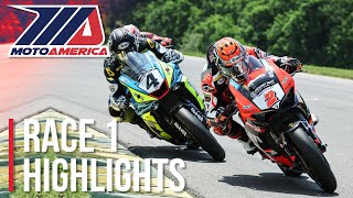 MotoAmerica Supersport Race 1 Highlights at VIR 2022