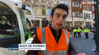 Alex De Koning | ITV News | 11 October 2022 | Just Stop Oil