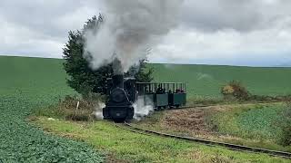 Up we go. Mladejov na Morave railway. Czech Republic. Sunday 8 October 2023.