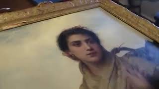 Phillip Aguirre - 1870 Eugenie Salanson Oil Painting Art Piece Restoration