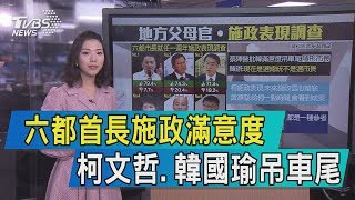 【說內幕】六都首長施政滿意度　柯文哲、韓國瑜吊車尾