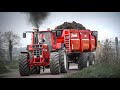 IH 1455XL + CHEVANCE - Transport de fumier/manure