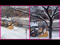 Amazing Snow Plowing In Extreme Snow Removal Conditions With Heavy Equipment Operator part7 #shorts