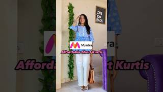 Myntra short Kurtis haul #haul #youtubeshorts #shortkurti #shorts #myntra #libas #officewear #trend