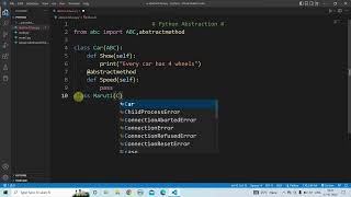 Abstract Class in Python Explained Python OOP Tutorial for Beginners @NextGen97