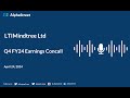 LTIMindtree Ltd Q4 FY2023-24 Earnings Conference Call