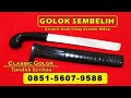 0851-5607-9588 | Golok Sembelih Sapi Paling Tajam Full Tanduk Sapi Limosin Baja Sleipner