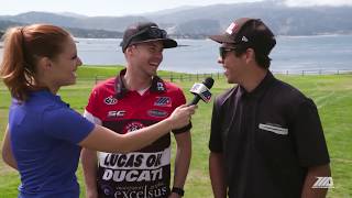 Pebble Beach Golf with MotoAmerica on Inside MotoAmerica Laguna Seca