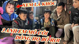 3 anh em mồ côi bật khóc nức nở khi nghe người bà 90 tuổi nói điều chua xót này.