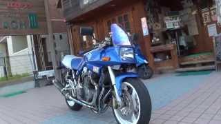 ヨシムラサウンド　倒立フォークカスタム　極刀　RIDE　刃　スズキ・カタナ GSX1100S　KATANA　Suzuki  GSX1100Sカタナ サムライダー