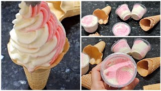 ايس كريم المحلات 😍 وصفة مظبوطة شكل و ذوق ناجح مليااار ٪