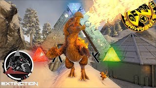 ARK: SURVIVAL EVOLVED: DODO REXY TAME AND BUILDING A ARMY! [ RePuG EXTINCTION CORE MODDED EP13]