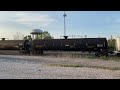 9 16 22 cn a492 eb train mixedfreight leading *departs* with 2 cns 2887 5656. @ port huron mi.