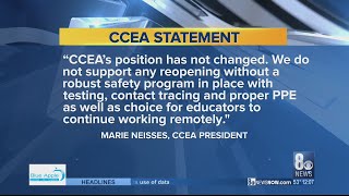 CCEA statement on CCSD hybrid learning plan