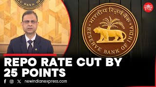 RBI cuts repo rate by 25 basis points to 6.25%, first time in 5 years