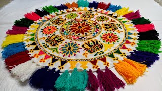 Amazing Hand Embroidery | Sindhi Work Rumal Bharat Ideas | Sadu Bharat @HeenaDholakiya