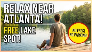 Hidden Relaxing Spot Near Atlanta 🇺🇸 | Free Parking & Beautiful Lake Allatoona Views 🌊 @CanbiVlogs