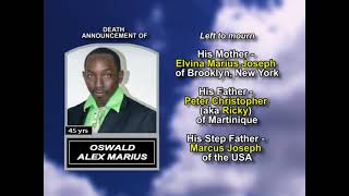 Oswald Alex Marius ~ Medium Obituary