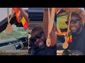 Eddy Kenzo shows GRAMMYs medal to his fans. It is pure Gold fans approve it.