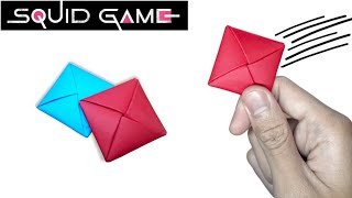 How to make a paper Ddakji - Origami Ddakji in SquidGame
