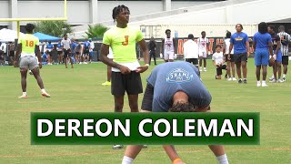 Orlando Jones 2026 QB Dereon Coleman at Miami 7-on-7 Camp