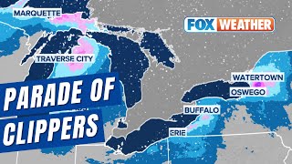 Parade Of Clippers Keeps Snow Piling Up Around Great Lakes