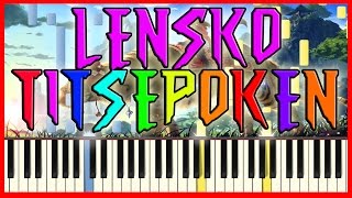 Lensko - Titsepoken Piano cover (EDM Synthesia Covers)