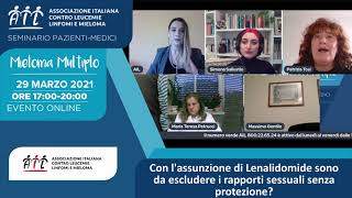 Rapporti sessuali e assunzione del Lenalidomide