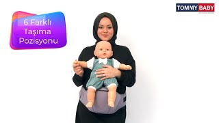 Tommybaby Vauva Hipstar 6 İn 1 Oturaklı Tam Anatomik Lüx Kanguru Nasıl Kurulur?