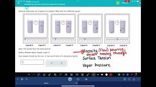 ALEKS: Identifying important physical properties of liquids